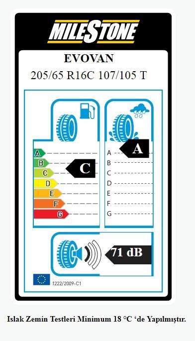 205/65R16 C TL 107/105T 8PR VANMILE MILESTONE