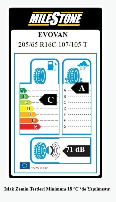 205/65R16 C TL 107/105T 8PR VANMILE MILESTONE