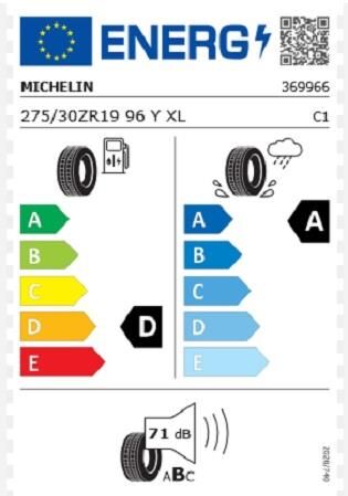 275/30R19 96Y XL PILOT SPORT 4 ZP MICHELIN