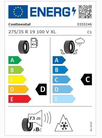 275/35R19 100V TS860S SSR XL CONTİNENTAL