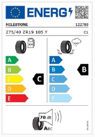 275/40R18 TL 103W REINF. CARMILE SPORT MILESTONE