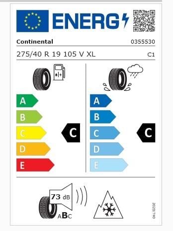 275/40R19 105V XL TS860S SSR CONTİNENTAL